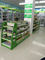 El supermercado de las tiendas deja de lado el estante del almacenamiento comercial verde/gris/anaranjado/rosa/azul
